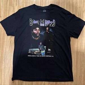 Boyz N The Hood Shirt Mens 2XL Ice Cube Black Short Sleeve